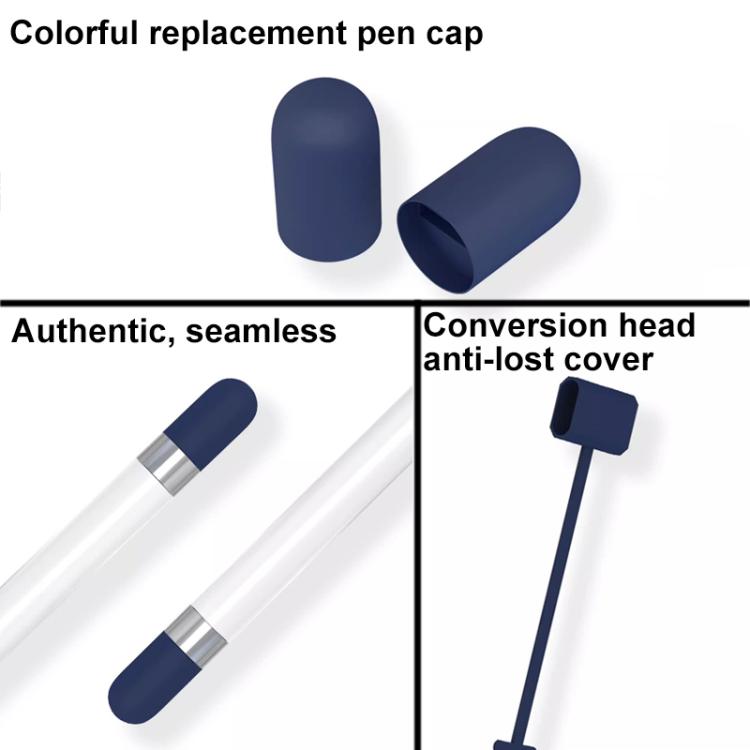 XDcase 4 in 1 Anti-lost Silicone Protective Cover Set, For Apple Pencil 1