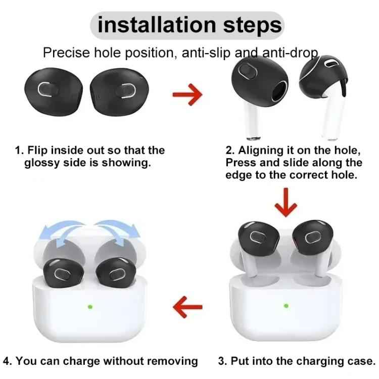 XDcase 2 Pairs Ear Cap Soft Silicone Protective Case