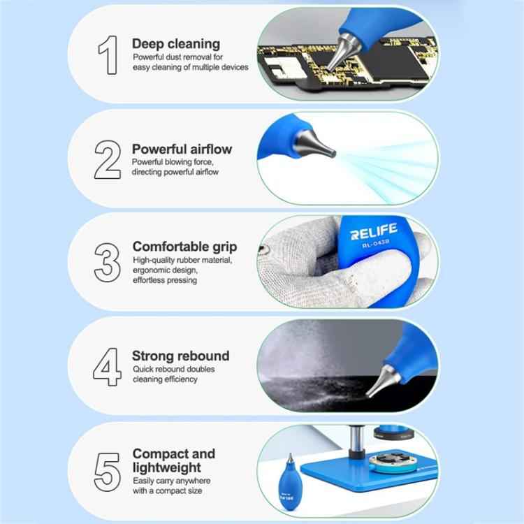 RELIFE RL-043B Soft Silicone Dust Blowing Ball