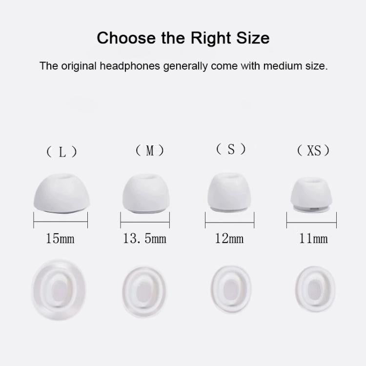 XDcase 4 Pairs Silicone Earplugs with Pressure Relief Holes L / M / S / XS Size, L / M / S / XS