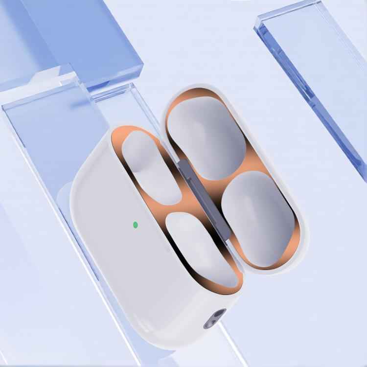 Wireless Earphone Protective Case Metal Sticker