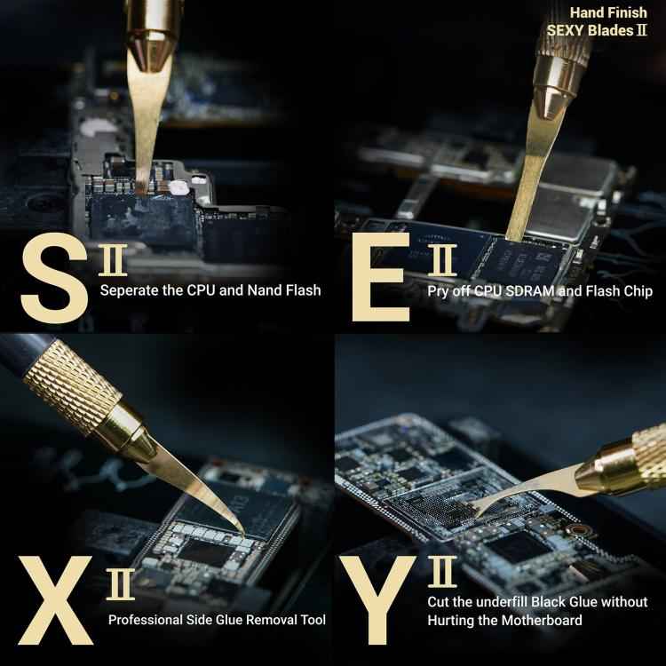 2UUL DA61 Hand Finish SEXY 2 Blades Set