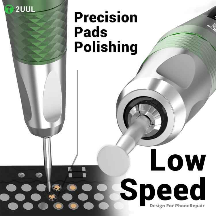 2UUL DA85 CVT Pro Coreless Motor Grinder with 10pcs DA82 Grinding Heads