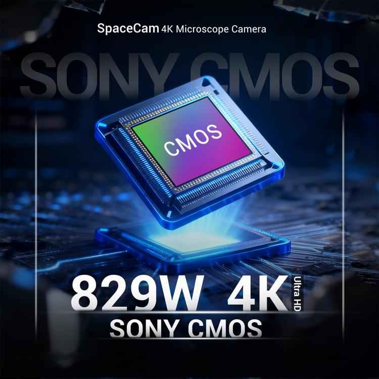 2UUL MS01 SpaceCam 829W-Pixel Industrial Electronic 4K Microscope Camera