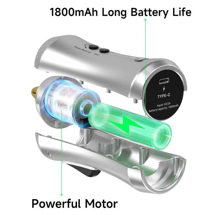 Mechanic Art 1 Slim Waist Type-C Rechargeable 4-Speed Adjustment Glue Remover, Mechanic Art 1