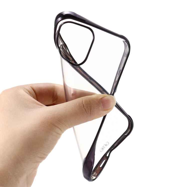 GEBEI Plating TPU Shockproof Protective Case, For iPhone 12 mini, For iPhone 12 / 12 Pro, For iPhone 12 Pro Max