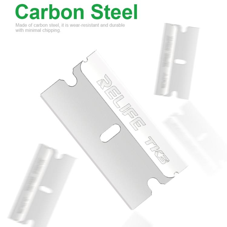 RELIFE TK3 100pcs/Set Phone Repair Blades for Screen / Adhesive Removal