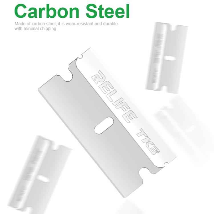 RELIFE TK3 100pcs/Set Phone Repair Blades for Screen / Adhesive Removal