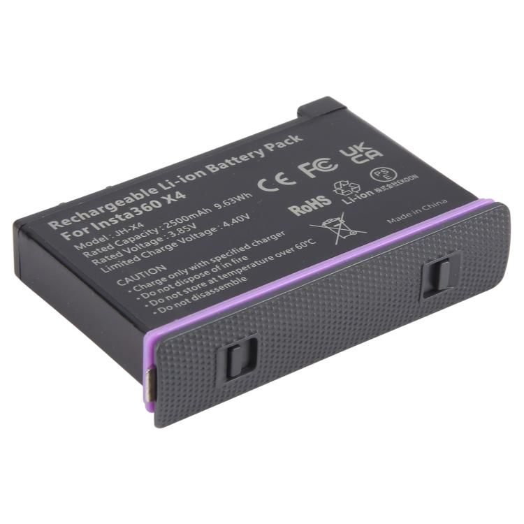 JH-X4 For Insta360 X4 Action Camera Battery Pack 2500mAh