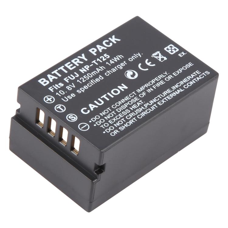 NP-T125 1250mAh Camera Battery Pack For Fujifilm GFX50S / GFX50R / GFX100