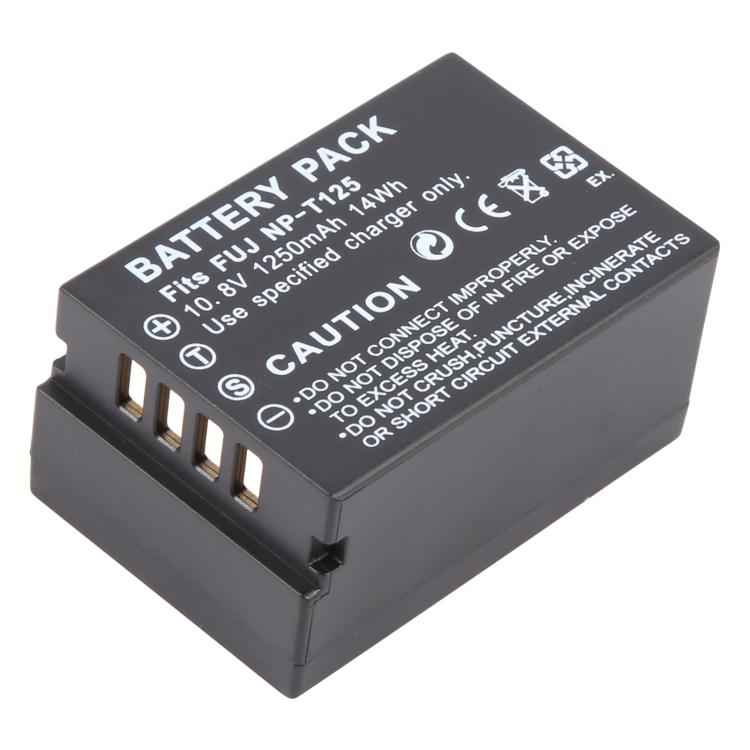 NP-T125 1250mAh Camera Battery Pack For Fujifilm GFX50S / GFX50R / GFX100