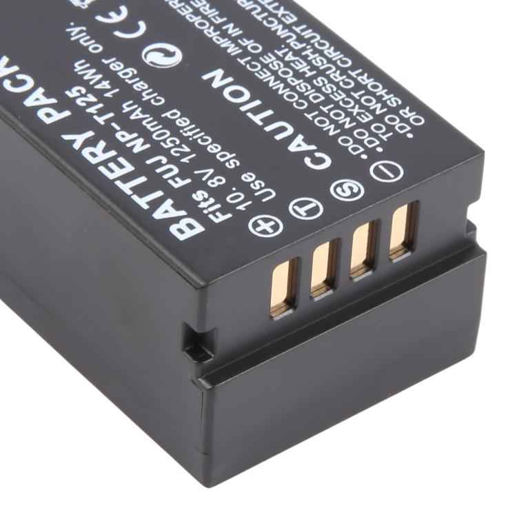 NP-T125 1250mAh Camera Battery Pack For Fujifilm GFX50S / GFX50R / GFX100