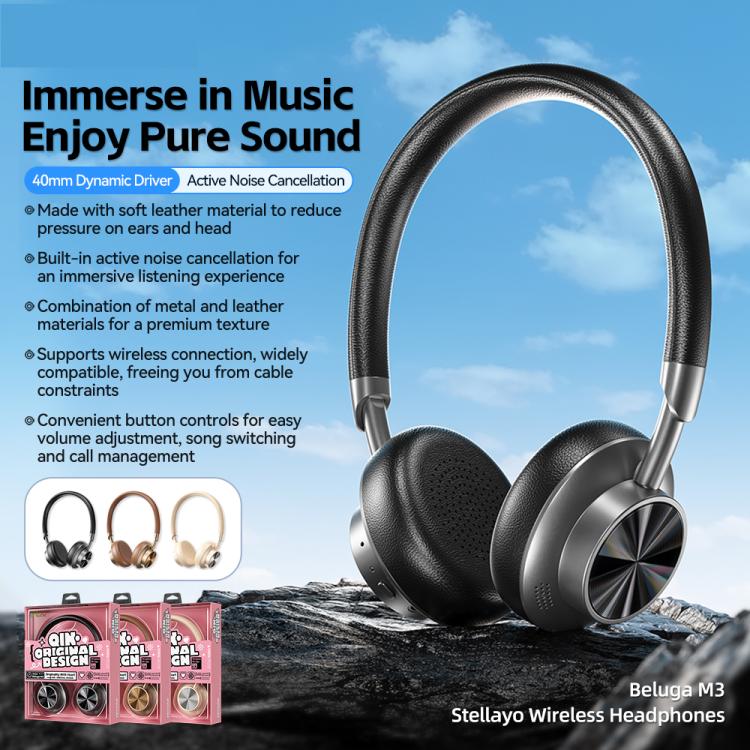 WEKOME Beluga M3 Stellayo BT5.4 Wireless Headphones