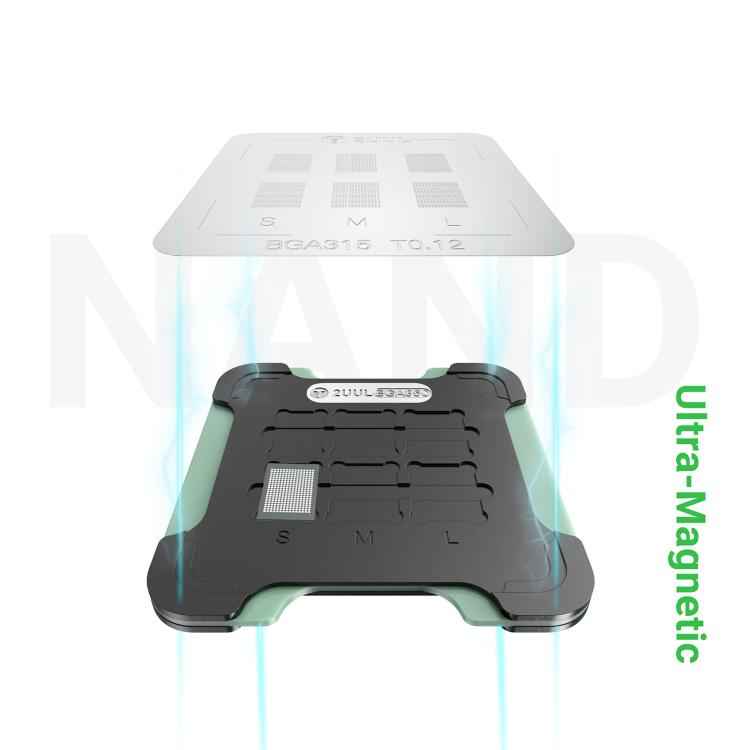 2UUL BH16 NAND REBALL BASE Magnetic Dual-Sided Reballing Platform Set
