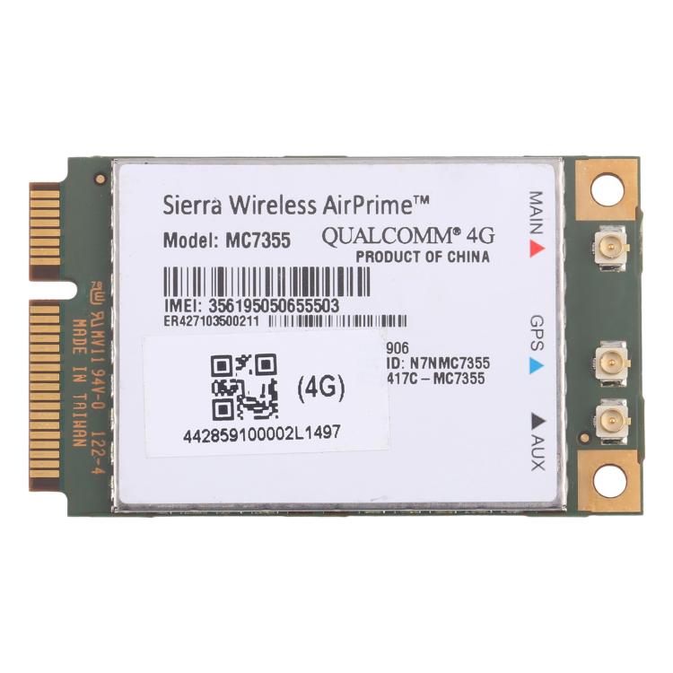Sierra Wireless AirPrime MC7355 AT&T 4G LTE/HSPA+ 100Mbps PCI-E M.2 WiFi Wireless Module, MC7355
