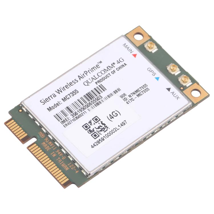 Sierra Wireless AirPrime MC7355 AT&T 4G LTE/HSPA+ 100Mbps PCI-E M.2 WiFi Wireless Module, MC7355