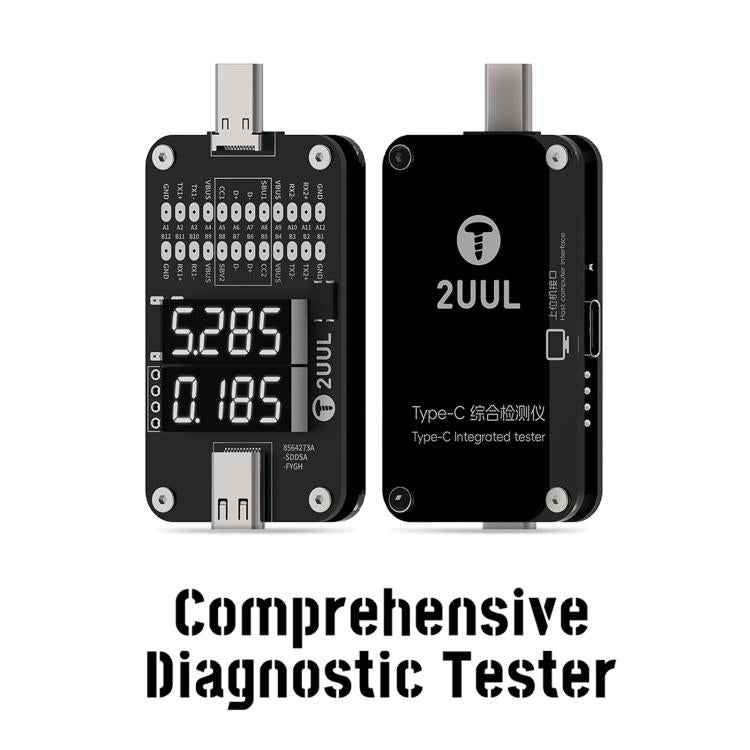 2UUL PW32 Type-C Port Comprehensive Diagnostic Tester with Real-Time Charging Detection, 2UUL PW32