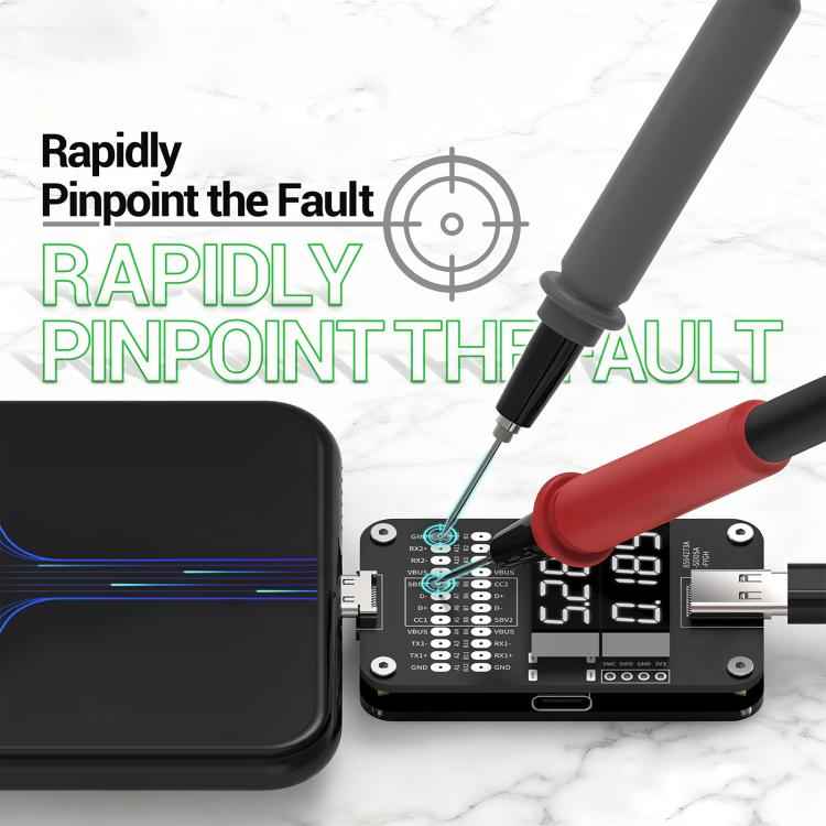 2UUL PW32 Type-C Port Comprehensive Diagnostic Tester with Real-Time Charging Detection, 2UUL PW32