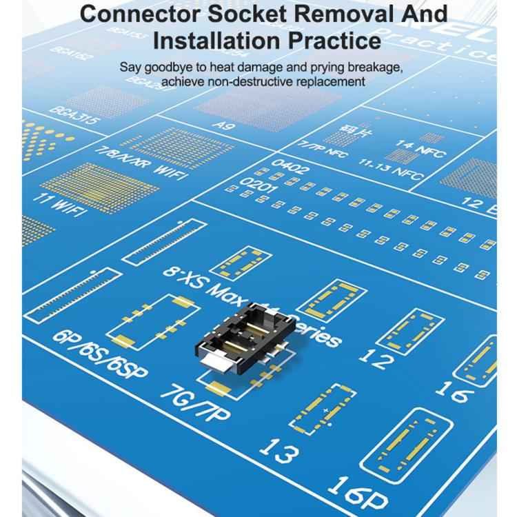 RELIFE RL-044R BGA Chip Connector Socket Welding Test Pract CE Board Compatible with iPhone 17 Series, RELIFE RL-044R