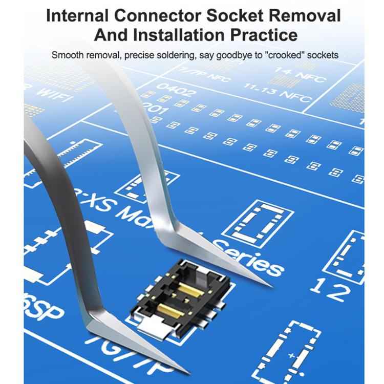 RELIFE RL-044R BGA Chip Connector Socket Welding Test Pract CE Board Compatible with iPhone 17 Series, RELIFE RL-044R
