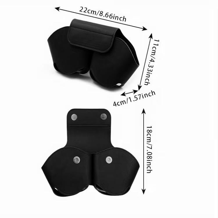 PU Vegan Leather Magnetic Buckle Headphone Protective Cover, For AirPods Max 2 / Max