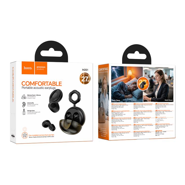 hoco M201 Cloud Noise Reduction Sleep Earplugs