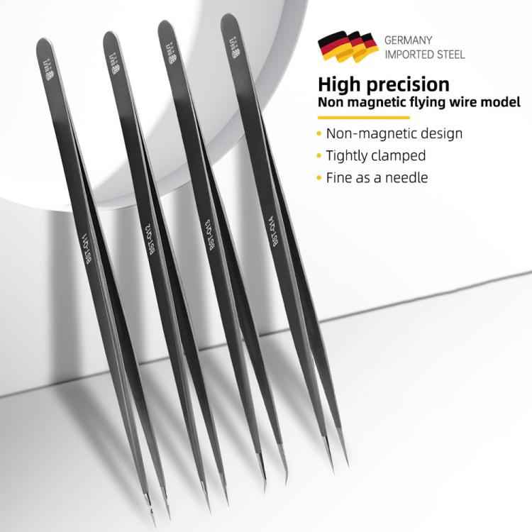 BEST Non-magnetic High Hardness Stainless Steel Tweezers, BST-Q11, BST-Q12, BST-Q13, BST-Q14