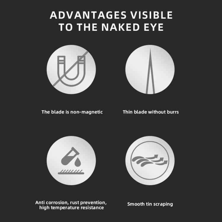 BEST Non-magnetic Tin Removal Scraper, BST-141, BST-142, BST-143, BST-144