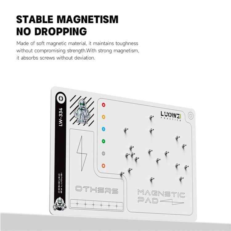 LUOWEI LW-334 Larger Size Double-Sided Magnetic Screw Storage Pad