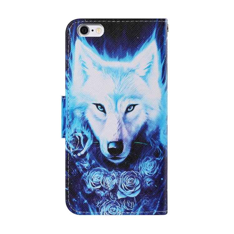Coloured Drawing Pattern Horizontal Flip PU Leather Case with Holder & Card Slots & Wallet & Lanyard, For iPhone 6 & 6s, For iPhone 6 Plus & 6s Plus, For iPhone 8 Plus & 7 Plus