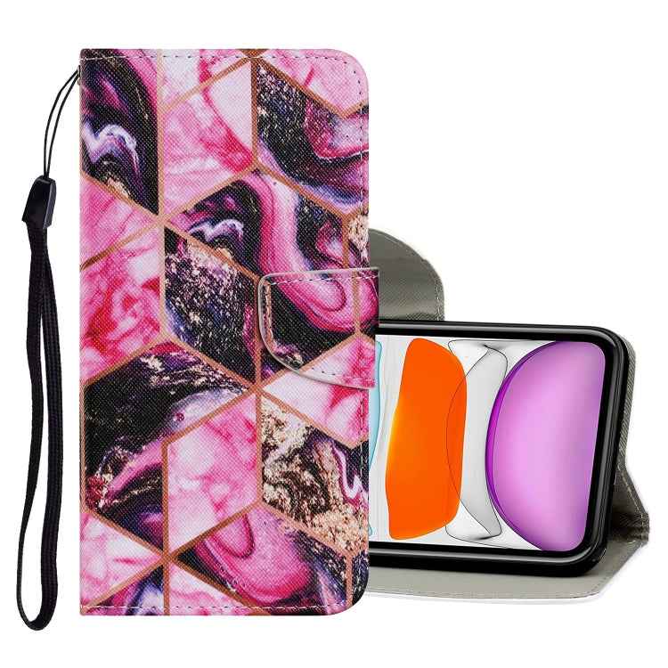 Coloured Drawing Pattern Horizontal Flip PU Leather Case with Holder & Card Slots & Wallet & Lanyard, For iPhone 8 & 7, For iPhone 11, For iPhone 11 Pro