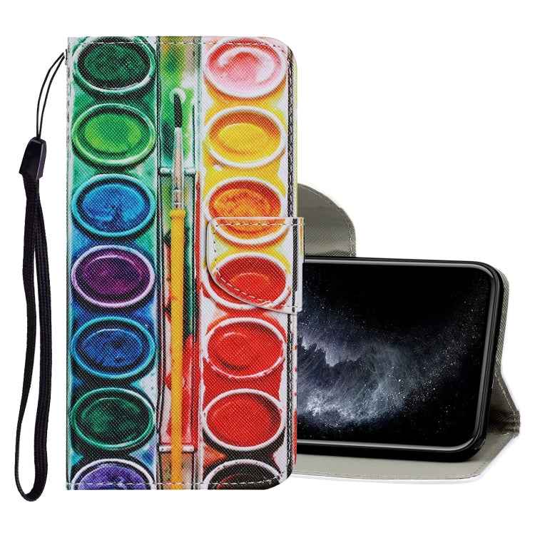 Coloured Drawing Pattern Horizontal Flip PU Leather Case with Holder & Card Slots & Wallet & Lanyard, For iPhone 8 & 7, For iPhone 11, For iPhone 11 Pro