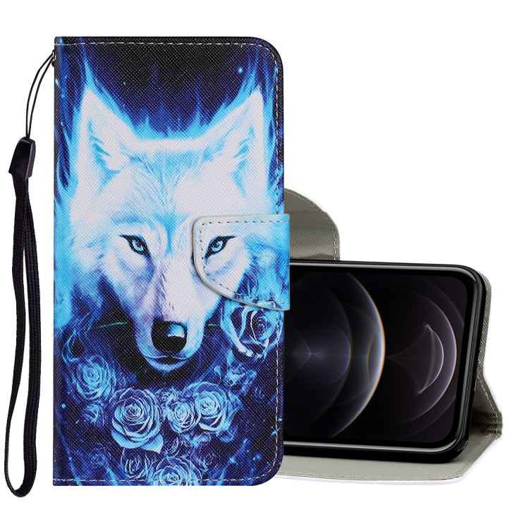 Coloured Drawing Pattern Horizontal Flip PU Leather Case with Holder & Card Slots & Wallet & Lanyard, For iPhone XS Max, For iPhone 12 mini, For iPhone 12 / 12 Pro