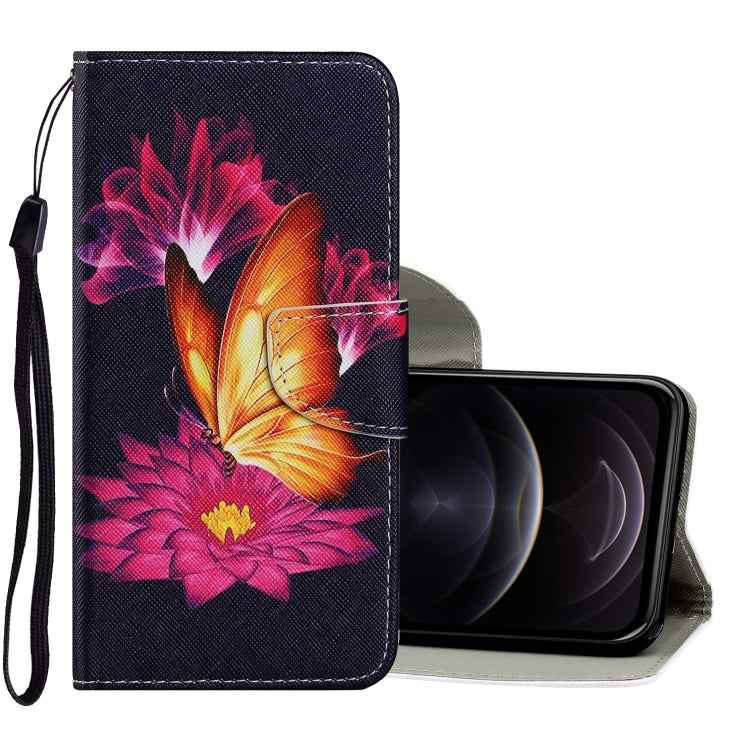 Coloured Drawing Pattern Horizontal Flip PU Leather Case with Holder & Card Slots & Wallet & Lanyard, For iPhone XS Max, For iPhone 12 mini, For iPhone 12 / 12 Pro