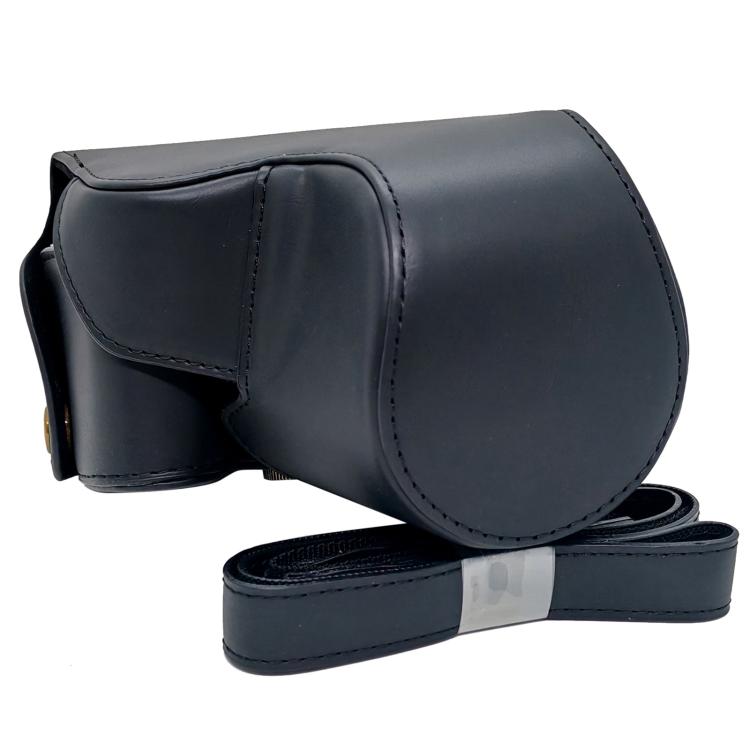 Full Body Vegan Leather Camera Case Bag with Strap, For Canon PowerShot SX50 HS
