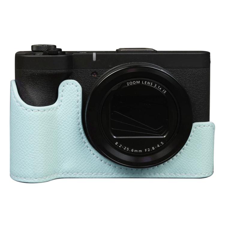 Palm Texture Vegan Leather Camera Half Case Base, For Canon PowerShot V1