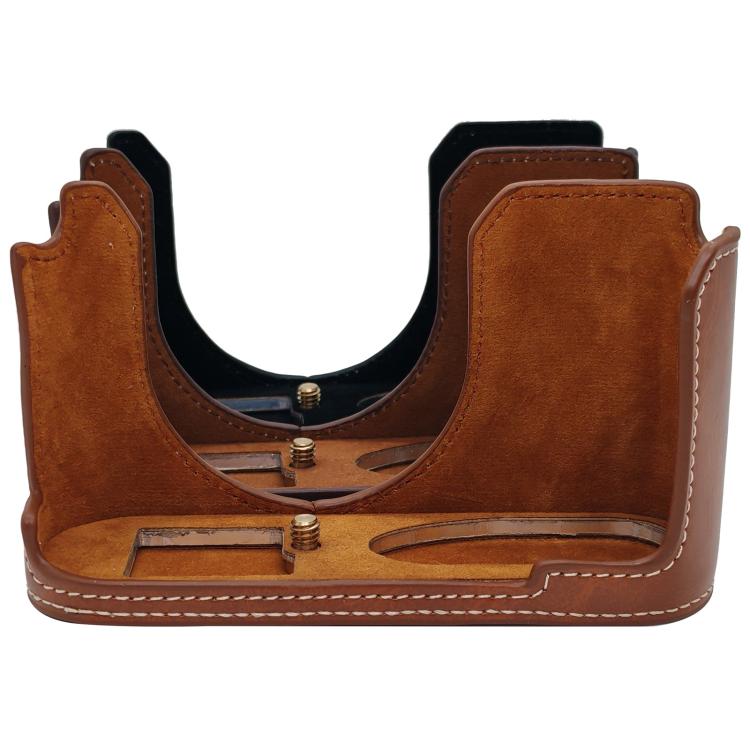 Vegan Leather Camera Half Case Base, For Leica Q3