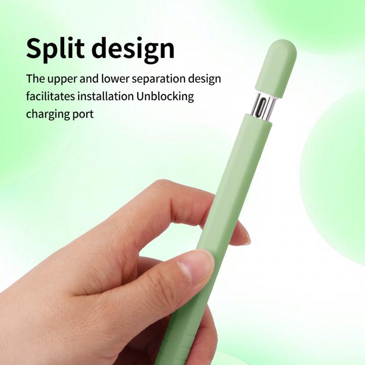 XDcase Solid Color Detachable Cap Silicone Stylus Pen Sleeve, For Apple Pencil USB-C / 3