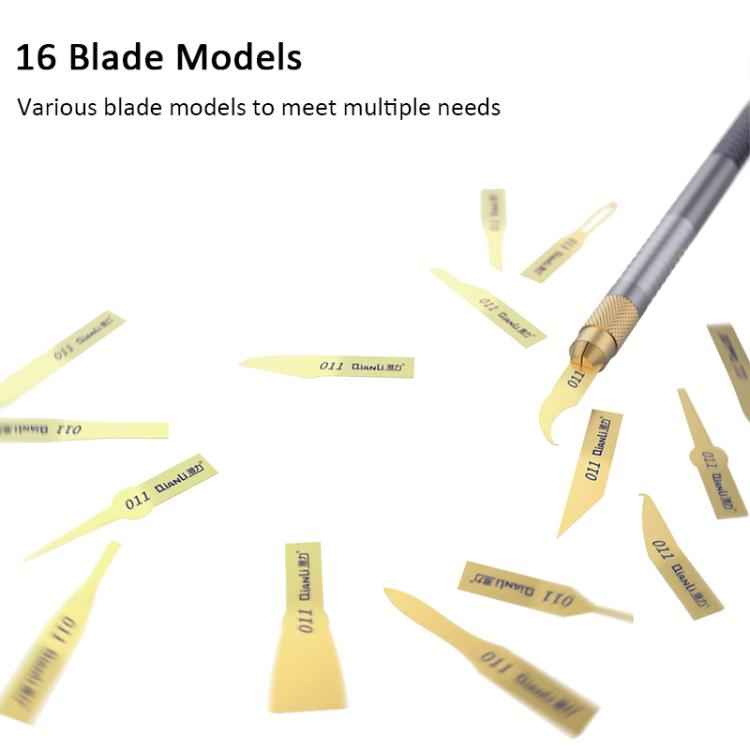 Qianli 011 16 in 1 Multi-Function Glue Removal Knife Set