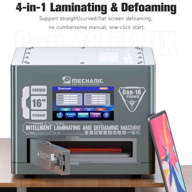 Mechanic Gan-18 Fenix 16 inch Intelligent Laminating Defoaming Machine, EU Plug 16 inch, US Plug 16 inch, UK Plug 16 inch