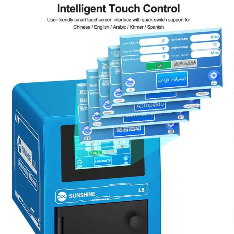SUNSHINE L5 8 inch Smart Mini LCD Screen Laminator, US Plug, EU Plug