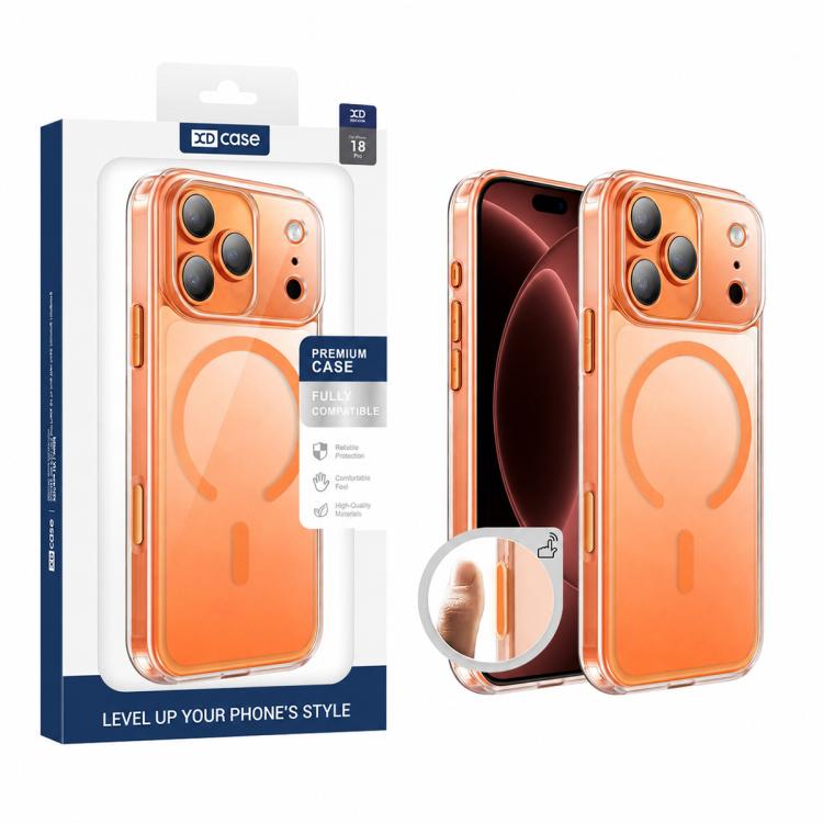 XDcase Frosted Transparent Magnetic Shockproof Phone Case, For iPhone 18, For iPhone 18 Pro, For iPhone 18 Pro Max, For iPhone 17 Pro Max, For iPhone 17 Pro, For iPhone 17
