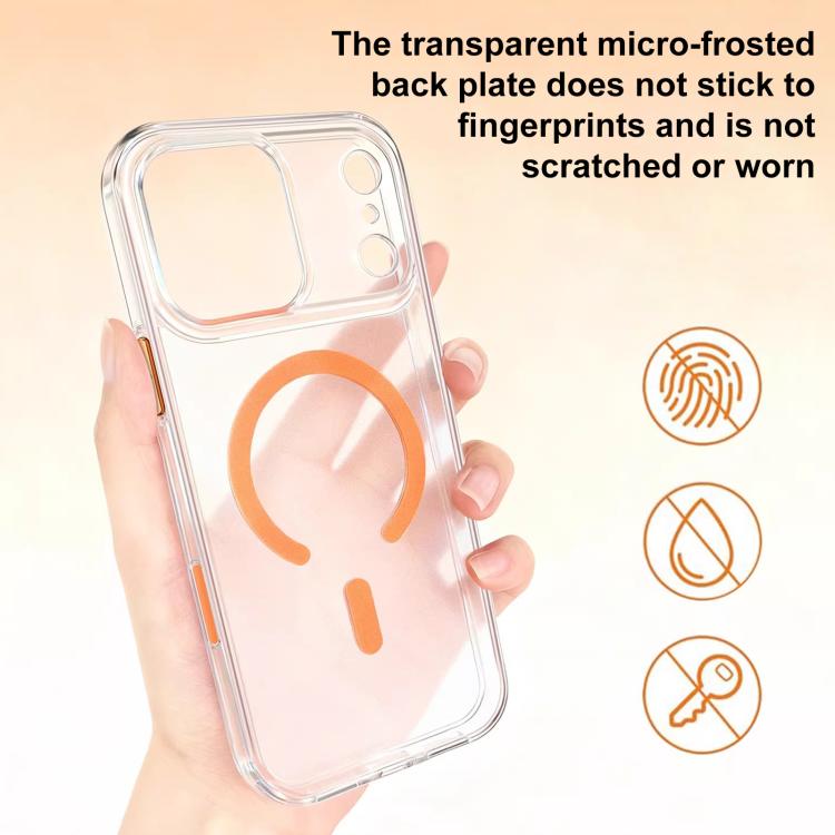 XDcase Frosted Transparent Magnetic Shockproof Phone Case, For iPhone 18, For iPhone 18 Pro, For iPhone 18 Pro Max, For iPhone 17 Pro Max, For iPhone 17 Pro, For iPhone 17