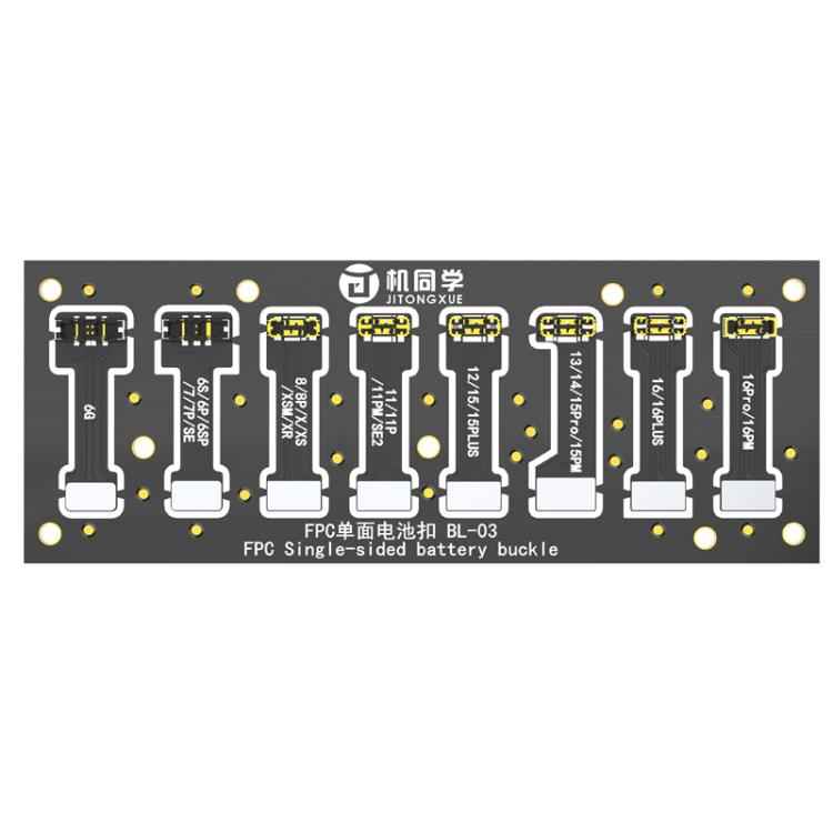JTX BL-03 Power Cable Battery Soft FPC Connector Supports iPhone 6 to 16 Series, JTX BL-03
