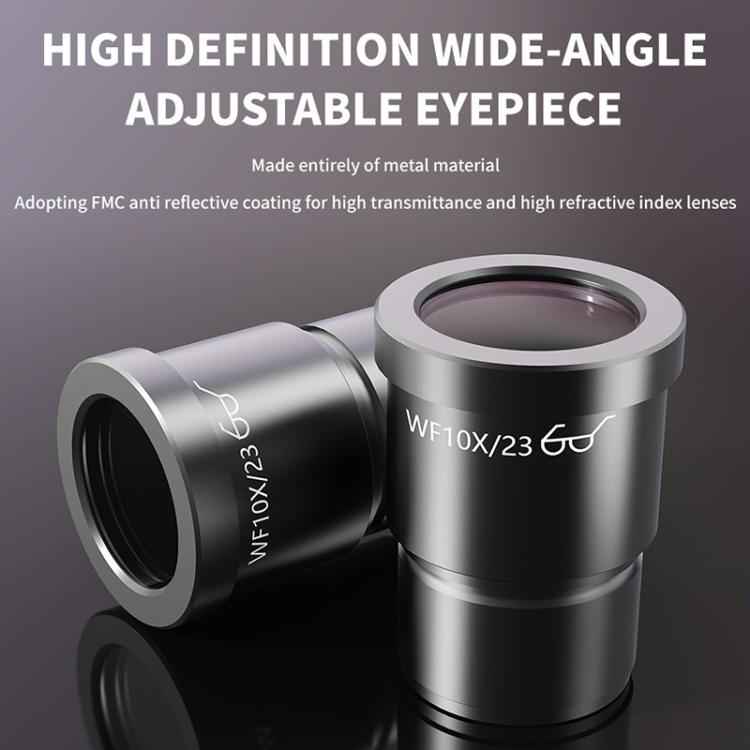 JTX SM-3 7-60X Adjustable Zoom Trinocular Stereo Microscope, JTX SM-3