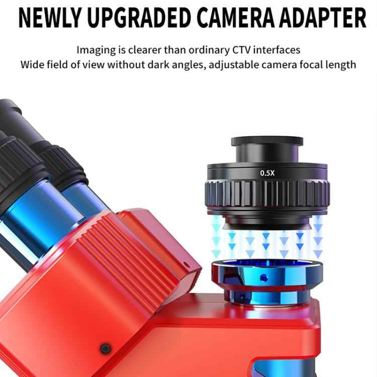 JTX SM-3 7-60X Adjustable Zoom Trinocular Stereo Microscope, JTX SM-3