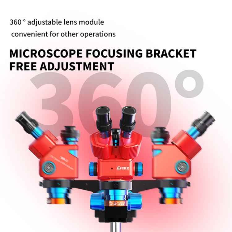 JTX SM-3 7-60X Adjustable Zoom Trinocular Stereo Microscope, JTX SM-3