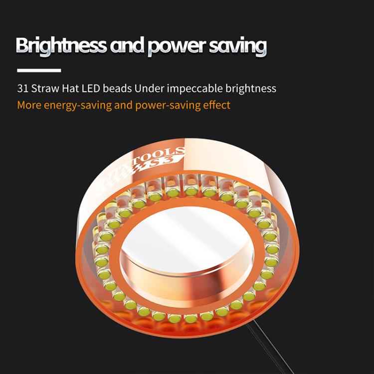 JTX S3 Aluminum Alloy 31Pcs High Brightness LED Microscope Dustproof Light Source, JTX S3