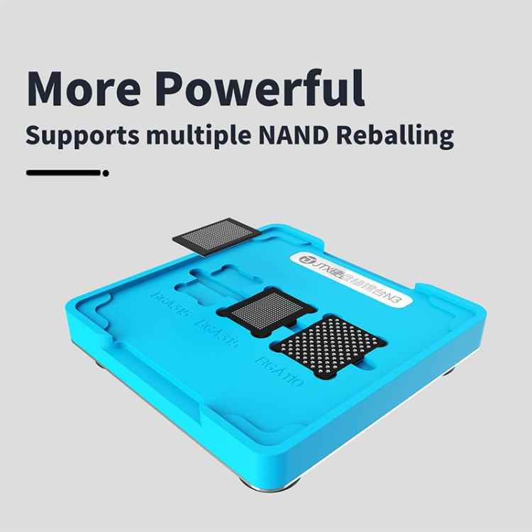 JTX N3 BGA Planting Tin Reballing Stencil Platform Set, JTX N3