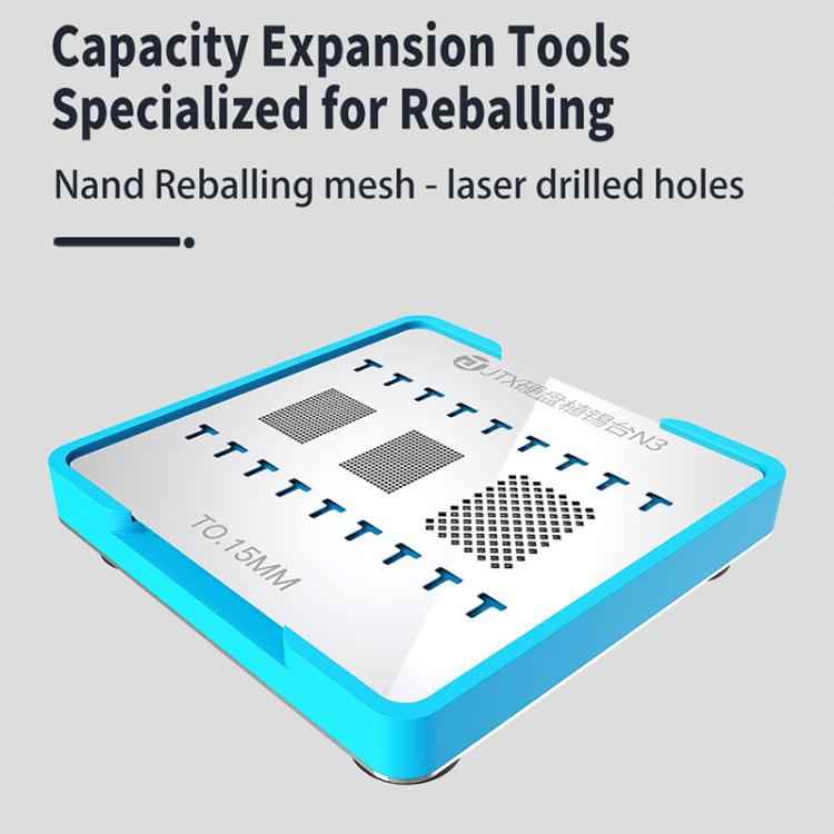 JTX N3 BGA Planting Tin Reballing Stencil Platform Set, JTX N3
